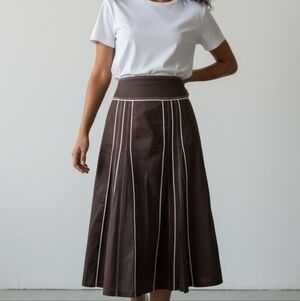 Arvida  Chocolate Brown  Skirt 6828